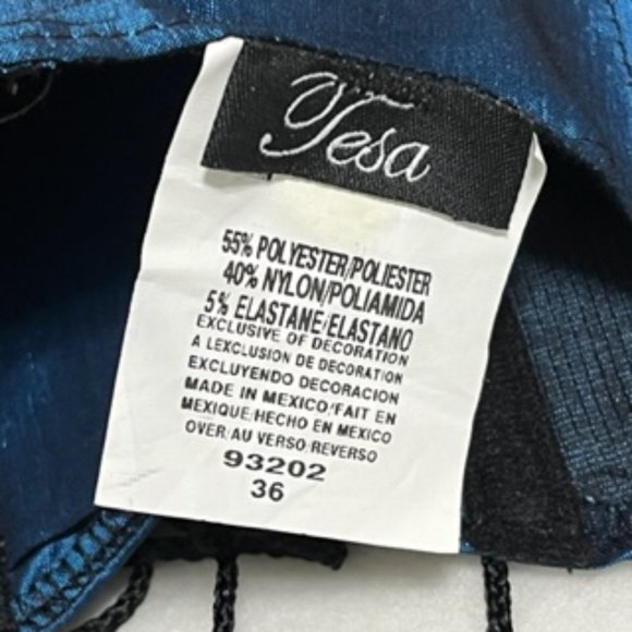 TESA CLASSIC By Escanté Jewel Tone Sapphire Blue Corset/Bustier With Peplum NWT - Picture 15 of 15
